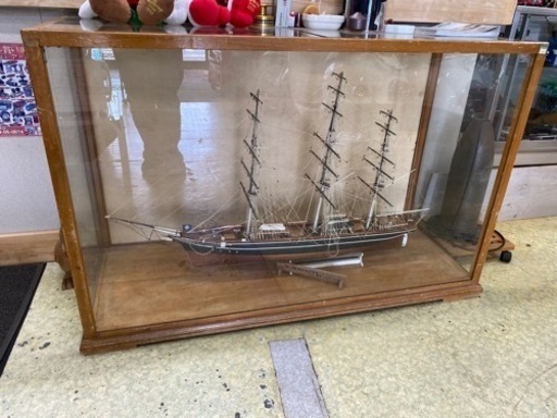 ?【帆船･模型】イギリス帆船カティサーク 1.1メートル  【プラモデル･模型買取アールワン田川】