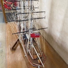 🚢【帆船･模型】イギリス帆船カティサーク 1.1メートル  【プラモデル･模型買取アールワン田川】の画像