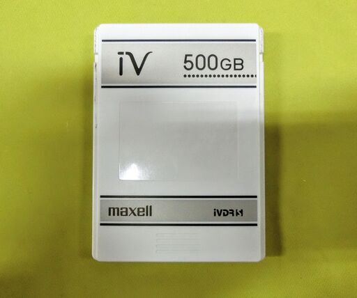 マクセル maxell iVDR-S 500GB iVDRS iVDR カセットハードディスク アイヴィ ホワイト