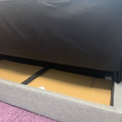 【受渡し先決定】ニトリソファーベッド収納つきの画像