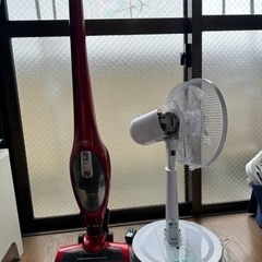 難あり　扇風機と掃除機セット