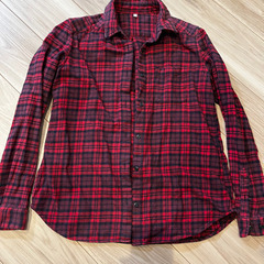 無印良品　ネルシャツ