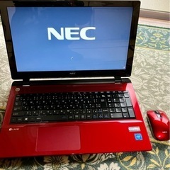 LAVIE Direct NS レッドWindows10【美品】...