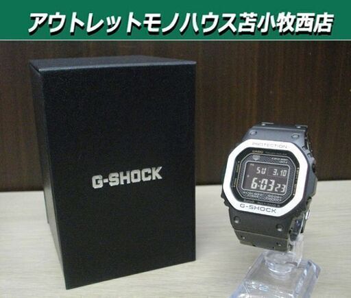 カシオ G-SHOCK GMW-B5000MB-1JF フルメタル ブラックカラーモデル Bluetooth搭載 電波ソーラー マルチバンド6 Gショック 苫小牧西店