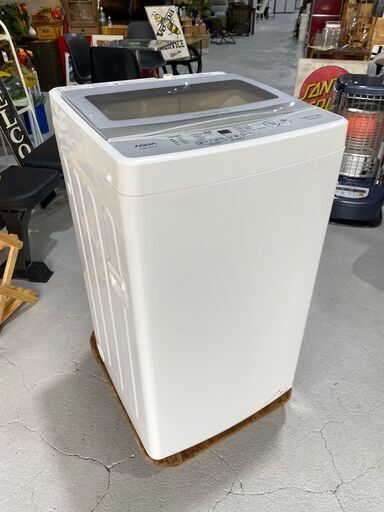 AQUA★ アクア 洗濯機 5kg AQW-GS50JBK 2021年 ガラストップ コンパクト 新生活 一人暮らし ファミリー