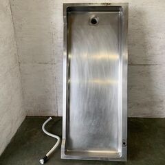 舟形シンク ステンレス シンクトップ 上部のみ 業務用 流し台 厨房 飲食店 W1800×D750×H360 ①の画像