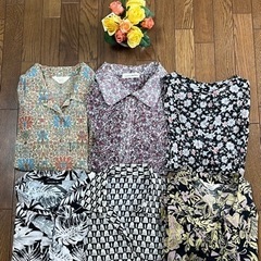春夏ブラウス6枚セット　レディースまとめ売りの画像