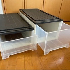 収納ケース2個セット【決まりました】の画像
