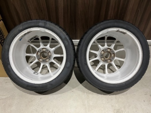 RAYS ZE40 9.5J63 A052 255バリ山 S2000