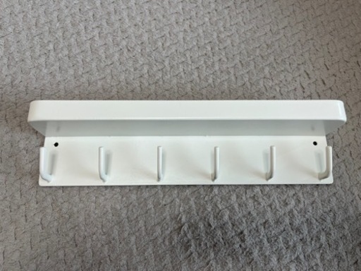 マグネット　キーフック　トレイ　ホワイト