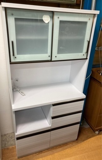 レンジボード キッチンボード 食器棚 中古