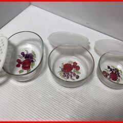 ▼【台所用品　おろし金　ストッカー大、小　セット　ガラス製品　未...
