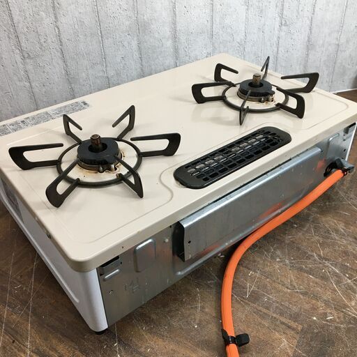 3/13 終 2021年製 Rinnai リンナイ KG64TW2L グリル付ガステーブル LPガス用 ガスコンロ 左強火力 24c菊HG 3/13 終 2021年製 Rinnai リンナイ KG64TW2L グリル付ガステーブル LP