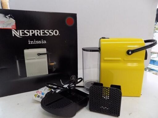 新札幌発 ネスレ ネスプレッソ イニッシア D40型 イエロー NESPRESSO INISSIA エスプレッソマシン No.2414