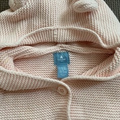 babyGAP ベビーギャップ　くま耳　カーディガン　70の画像