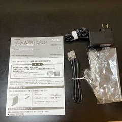 【美品】NEC Wi-Fiホームルータ　の画像