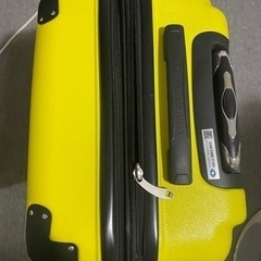 キャリーケース　スーツケース　黄色の画像