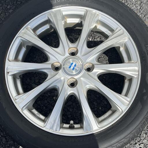 Weds NEXTA 4.5J-15 off+45 pcd100/4H ハブ径約73ミリ テーパーナット径約13ミリ BRIDGEST