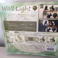 ♪0円あげます！【未使用品】Wall Light ウォールライト 木とことり LED 壁面取付タイプ 電池式 間接照明 インテリア 玄関 廊下 階段(NF231025)Zi-515-27Wの画像
