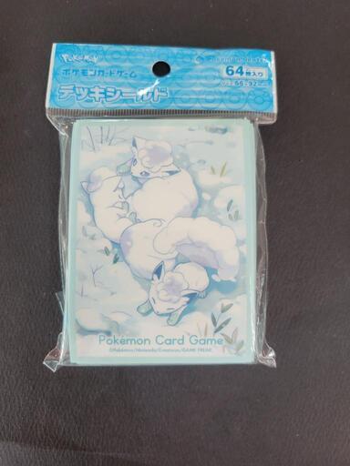 【未開封】 ポケモンカードゲーム　デッキシールド ロコン/アローラのすがた（64枚入り）　リサイクルショップ宮崎屋住吉店24.5.12 A