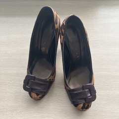 ダイアナ パンプス 23.5cm DIANA レオパード