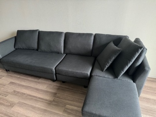 【3/29受渡のみ】4人掛けカウチソファ