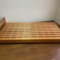 決まりました　すのこベッドシングル　あげます