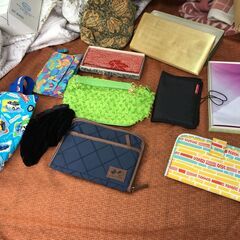 どうぞ【未使用品がほとんど】11点 色々小物入れたち ポーチ/札...