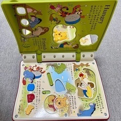 未使用に近い動作確認済み TAKARA TOMY ディズニー親子知育絵本くまのプーさん &ピアノ2点の画像