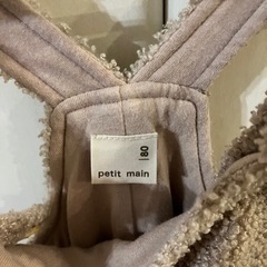 【値下げ】patit main/サロペット 80cmの画像