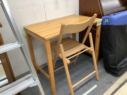 無印良品 折りたたみ デスク チェア セット 管C340312CK (ベストバイ 静岡県袋井市)