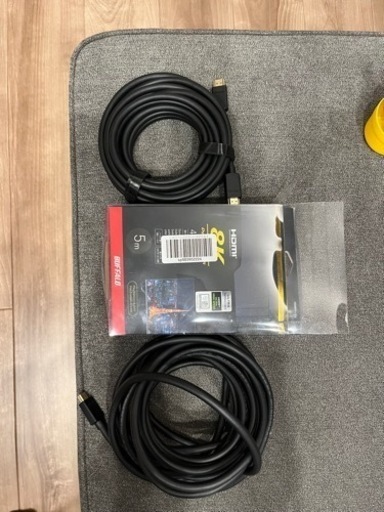 （新品2本）HDMIケーブル5メートル　BUFFALO