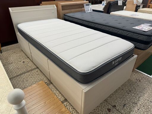 【愛品館八千代店】ニトリ　シングルベッド　NスリープHard-03CR