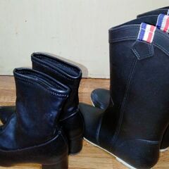 Sサイズ　ショートブーツとレインブーツの画像