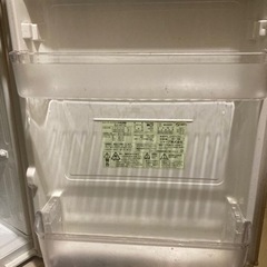 シャープ　ノンフロン冷凍冷蔵庫の画像