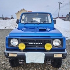 車検あり　スズキ　5MT JA11 ジムニー　ノーマル部品多数　...