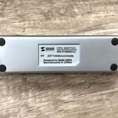 【レガストック川崎】SANWA SUPPLY サンワサプライ パソコン自動切替器 SW-KVM2WVU チルトホイール機能 多機能マウス対応 手元スイッチ付きの画像