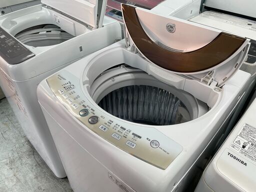 洗濯機の分解クリーニング行っています！配送設置込み　シャープ7.0K洗濯機　2015年製　分解クリーニング済み！！