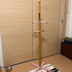 受付終了です。　あげます！高さ120センチ　かばんかけ