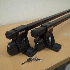 CARMATE カーメイト RV-INNO  ベースキャリアセット ステー IN-SU+ バー IN-B117 鍵×2【モノ市場半田店】139の画像