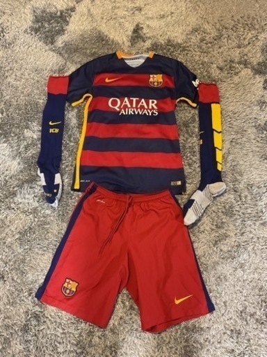 バルセロナ　　　メッシ　　ユニフォームセット