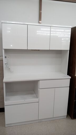 特別値引き★ジモティ割あり★ アイクラフト レンジボード 白 H180×D42×W120 クリーニング済み TJ4720