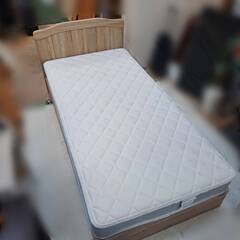 【受付終了】Granz　収納付きシングルベッド　ニトリ　マットレスセット【配送料込み】の画像