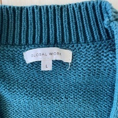 GROBAL WORK カーディガン　Lの画像