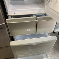 終了※丸洗い☆両開き 冷蔵庫 416L 自動製氷機付き - 冷蔵庫