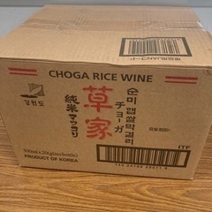 残りわずか！お酒★破格★マッコリ1箱20本入りの画像