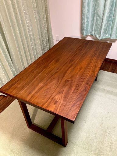 ☆ACTUS 4人がけ ダイニングテーブル ウォルナット☆ブラウン 木製