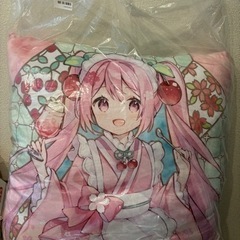 初音ミク　桜ミク　限定クッション　BIGサイズ　新品未開封品