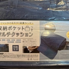 快眠生活　収納ポケットつきマルチクッション　の画像
