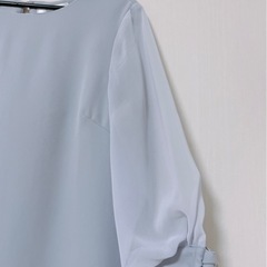 くすみパープルドレス　パーティードレス　の画像